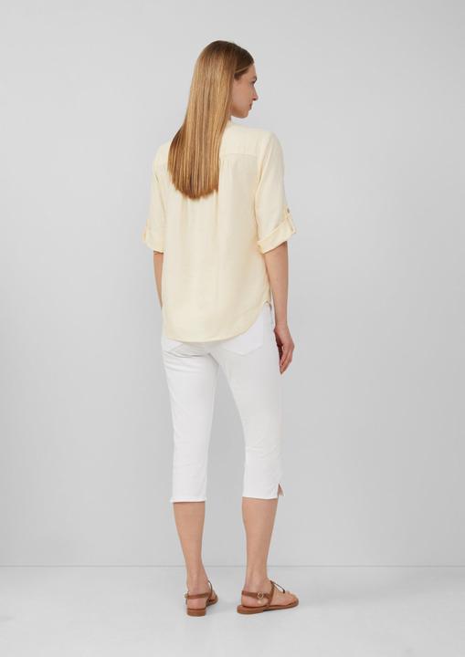 Image du produit S.Oliver Bluse Leinenmix-Bluse mit Turn-up (48)