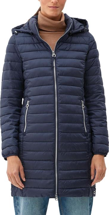 Immagine prodotto S.Oliver Outdoor-Mantel Lange Steppjacke mit abnehmbarer Kapuze