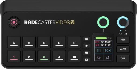 Produktbild RØDE Rodecaster Video S Produktions-Konsole Podmic-USB Bundle