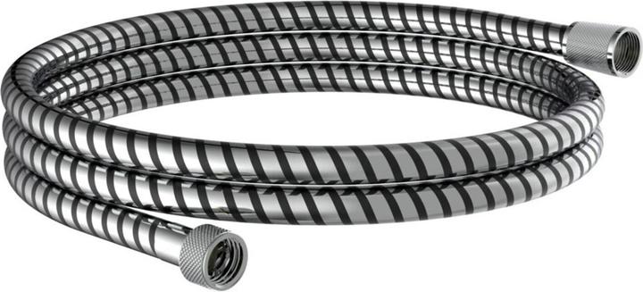 Magni Brauseschlauch 200 cm, Kunststoff, Schwarz/Chrom (200 cm)