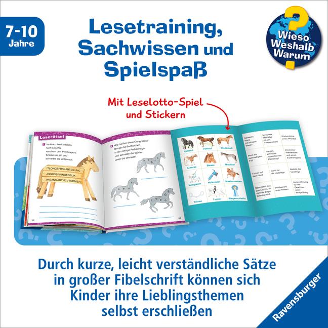 Produktbild Ravensburger Wieso? Weshalb? Warum? Erstleser: Pferde (Deutsch, Carola von Kessel, 2022)