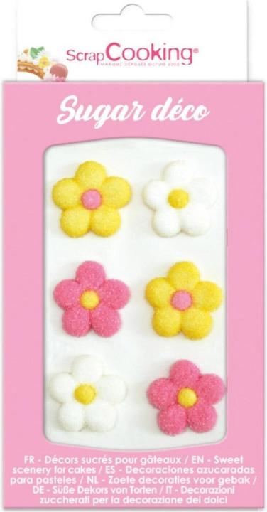 Actual product image ScrapCooking Decorative sugar "Flowers (6 pcs.)