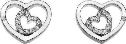 Image du produit Hot Diamonds Boucles d'oreilles coeur en argent Adorable Encased DE548