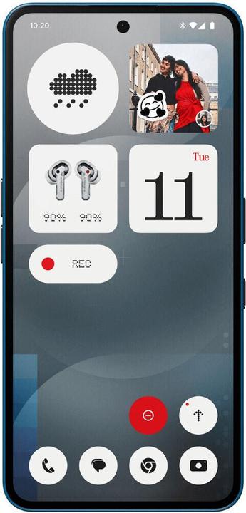 Image du produit Nothing Phone (3a) (256 Go, Bleu, 6.77", Double SIM, 5G)