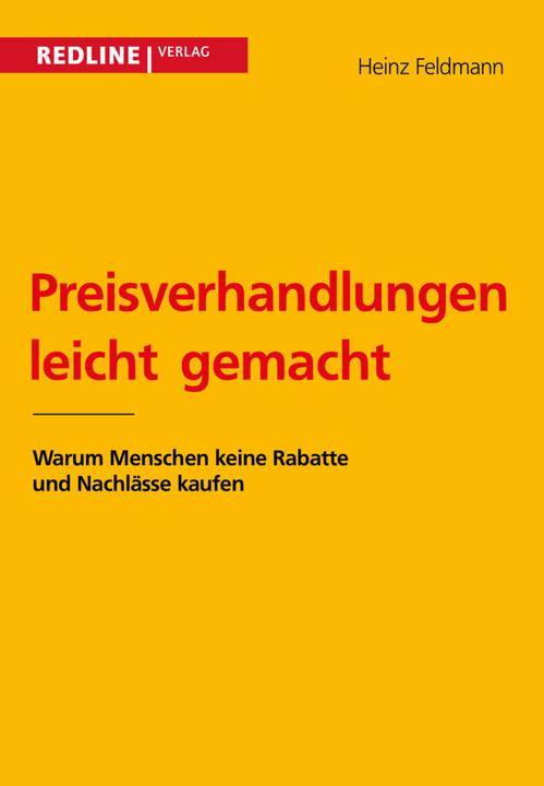 Produktbild Preisverhandlungen leicht gemacht (Deutsch, Heinz Feldmann, 2005)