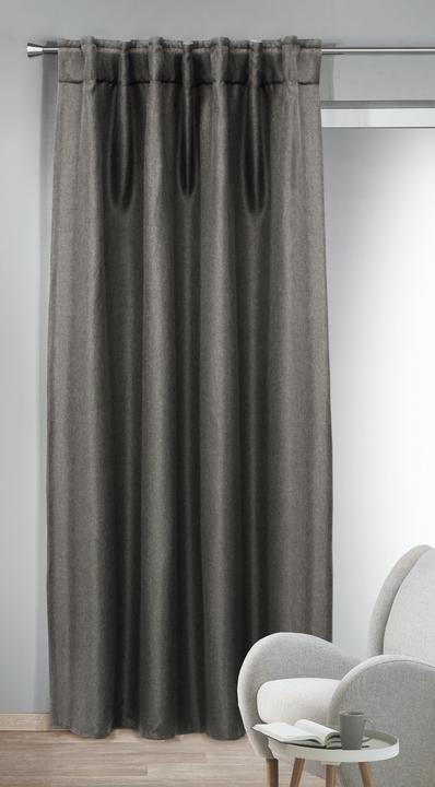 Productafbeelding Sehlbach Fertiggardine mit verdeckten Schlaufen Dimout Uni (245 x 135 cm)