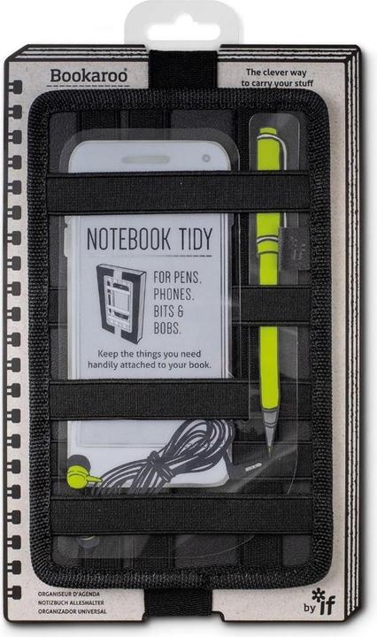 IF Bookaroo Notebook Tidy - organiseur de notes noir (A5)