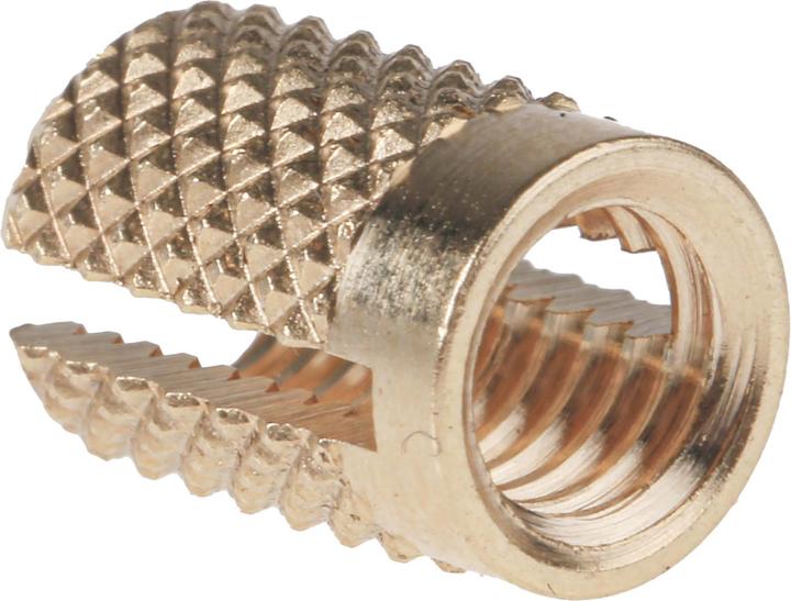 Actual product image RS PRO Brass push in expansion insert,M5 flush