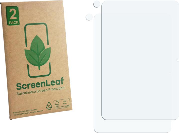 Produktbild ScreenLeaf Schutzfolie für Xiaomi Redmi Pad 2 9.7 (Display+Kamera) nachhaltiger Displayschutz Display Schutz (2 Stk., Xiaomi Redmi Pad 2)