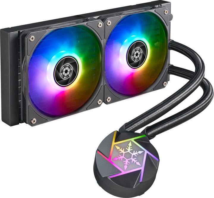 Actual product image Silverstone SST-VD240W-SLIM - High Performance slim All-In-One Liquid Cooler, Dual Adjustable 120mm