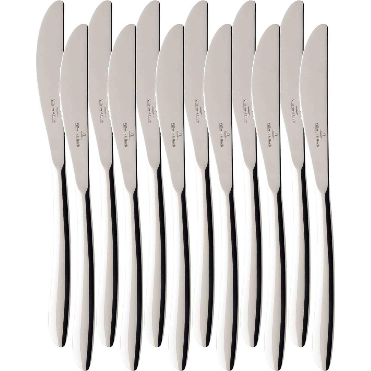 Villeroy & Boch SoftWave Tafelmesser, Besteck, Silber