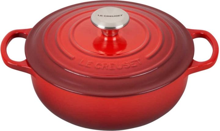 Image du produit Le Creuset Sauteuse Sig 24 cm Rouge Cerise (24 cm, Poêle à frire, Fonte)