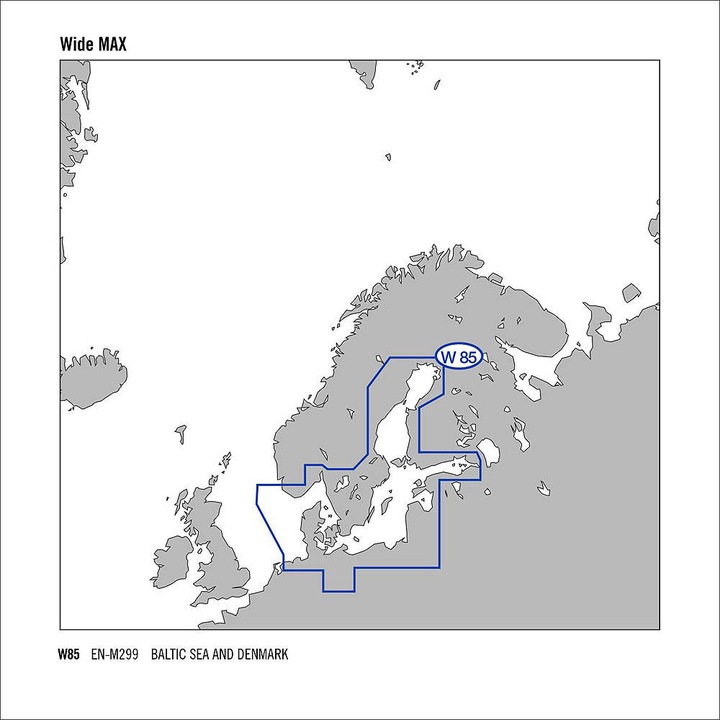 Produktbild C-Map MAX Wide Ostsee & Dänemark EN-M299 SD Chart
