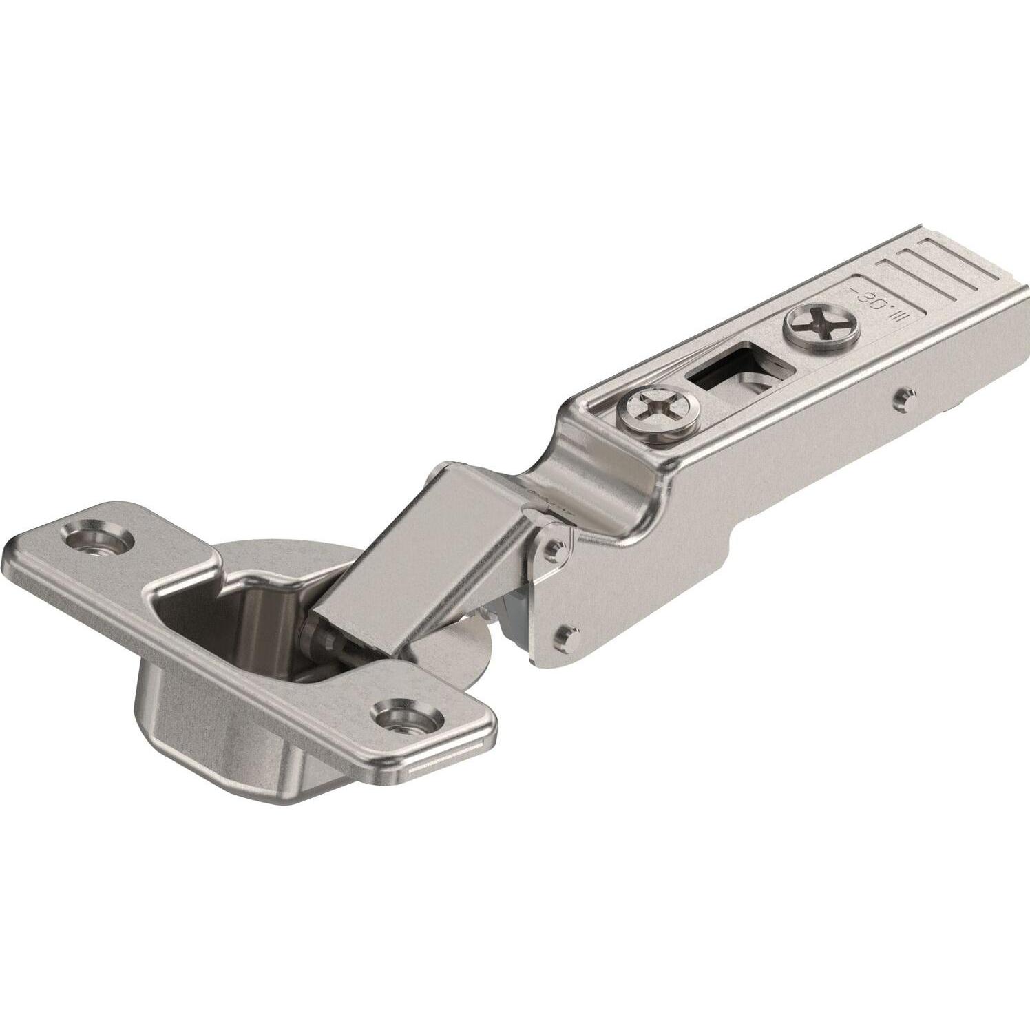 Blum, Cerniere mobili, Clip Top Scharnier ohne Feder - Winkelscharnier -30 Grad zum Schrauben