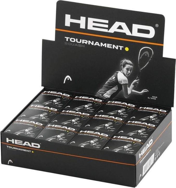 Actual product image Head Tournament Squash Balls 12Pack