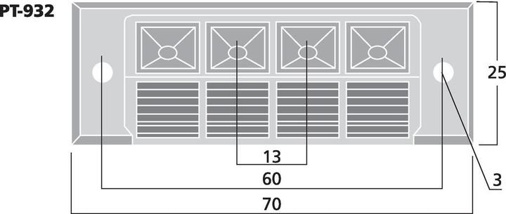 Actual product image Monacor LS-Klemmleiste 4-Pol