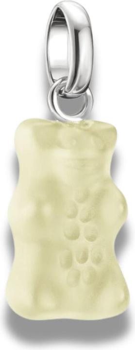 Image du produit Thomas Sabo Charm-Goldbären-Anhänger in Weiss Connect Silber (Argent Sterling)