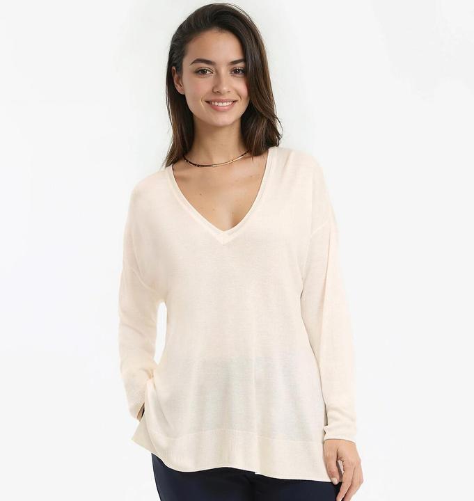 Actual product image La Redoute Collections Pullover mit V-Ausschnitt (M)