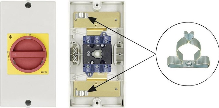 Actual product image Kraus & Naimer EMC repair switch KG 3 pole