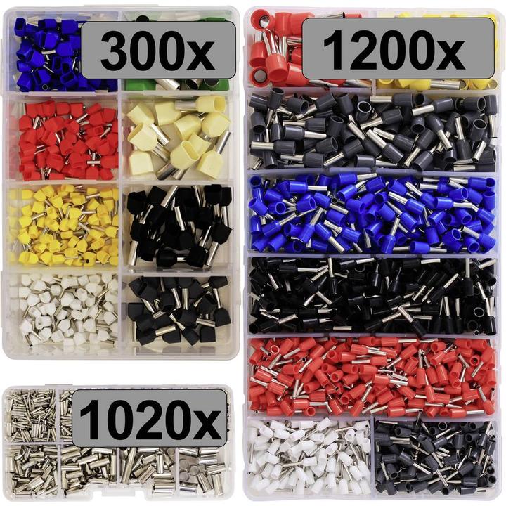 Produktbild Tru Components TC-13377612 Aderendhülsen-Sortiment 2520 St.