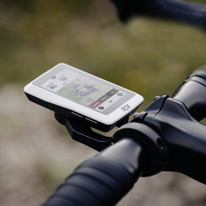 Actual product image Sigma Sport ROX 12.1 Evo GPS bike computer - Night White - Set - Incl. ANT+/BLE borstriem/snelheids-/cadence sen