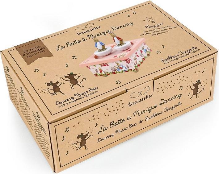 Produktbild Trousselier Spieluhr tanzend Peter Hase, Erdbeeren magnetisch