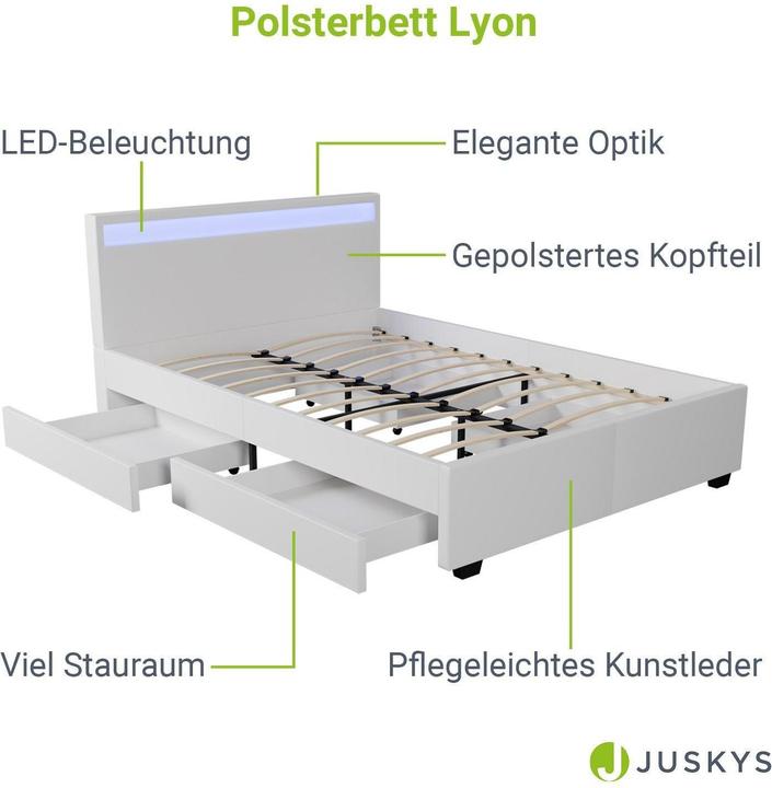 Produktbild Juskys Lyon (140 x 200 cm)