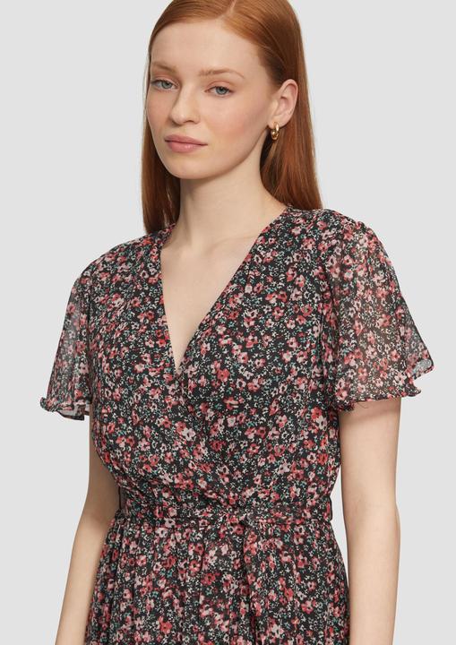 Image du produit S.Oliver Kleid Chiffonkleid in Wickeloptik mit All-over-Print (32)