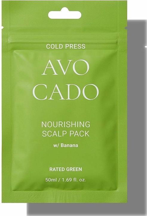 Immagine prodotto Rated Green Impacco nutriente per il cuoio capelluto all'avocado pressato a freddo (50 ml)