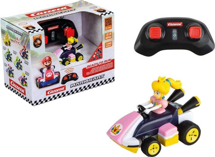 Actual product image Carrera 2,4GHz Mario Kart Mini RC - Peach (Paperbox)