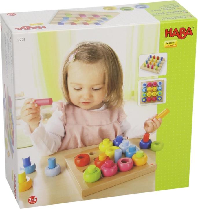 Actual product image Haba Plug-in game of colour stripes