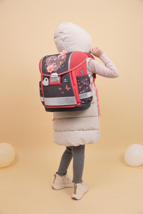 Image du produit Belmil Classy Schulranzen Set 4teilig mit Brustgurt (19 l)