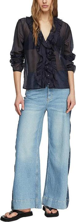 Immagine prodotto Comma Bluse Romantische Lyocell-Voile-Bluse mit Knopfleiste (40)