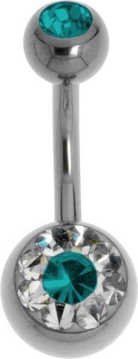 Image du produit Bijouteria Piercing nombril (Cristal Swarovski, Titane)