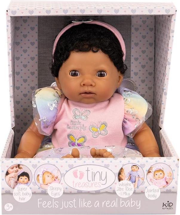 Actual product image Tiny Treasures Tiny Treasure - Ethnic Doll Butterfly Rainbow Dress - (30633)
