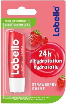 Actual product image LABELLO Strawberry Shine Lip Balm 4.8g