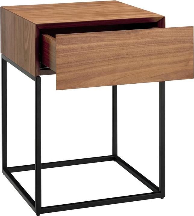 Walnut coloured