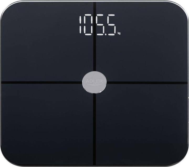 Adler Smart Bathroom Scale | AD 8187 | Maximum weight (capacity) 180 kg | Accuracy 100 g | Body Mass Index (180 kg)