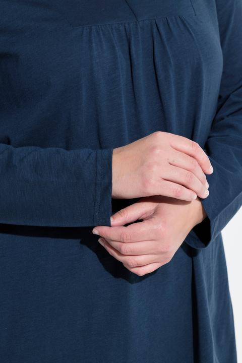 Actual product image Ulla Popken Longshirt, A-Linie, Tunika-Ausschnitt, Langarm (42, 44)