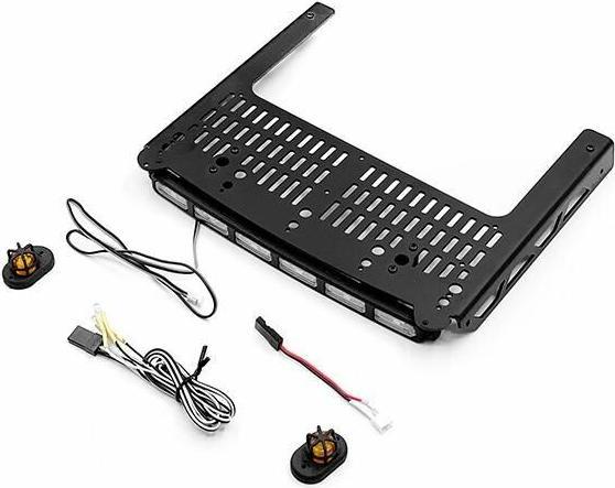 Produktbild Rc4Wd Dachträger mit Lichtbalken und Warnleuchte TRX-6 Hauler