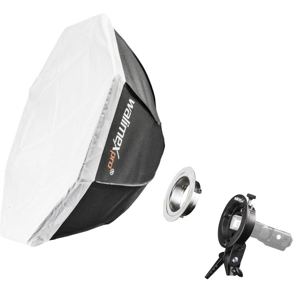 Thumbnail - Walimex pro Octagon Ø 60cm (Softbox, 60 cm), Softbox + Reflektor