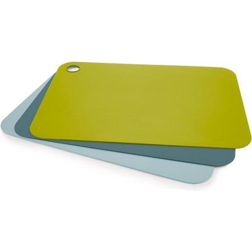 Joseph Joseph 3er-Set Schneidematten, opal, DUO, Tagliere, Blu