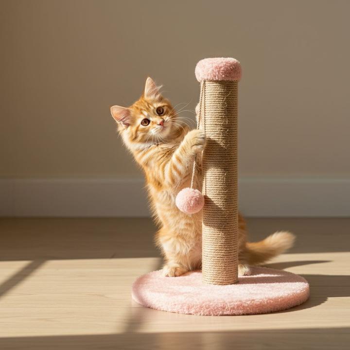 Immagine prodotto Paws & Whiskers Coris Cat Scratching Board (52 cm, Pink)