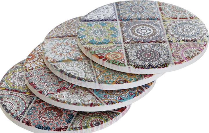 Esprit Untersetzer Home Kork Dolomite Mandala Indianer Mit Relief