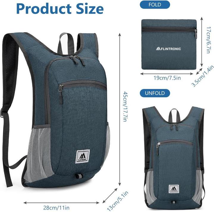 Produktbild Activity Board Rucksack, 16L Kleiner Wanderrucksack, Ultraleichter wasserdichter Reiserucksack, zum