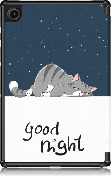 Actual product image Cover-Discount Galaxy Tab A7 Lite - Tri-fold Smart Case Good Night (Galaxy Tab A7 Lite)