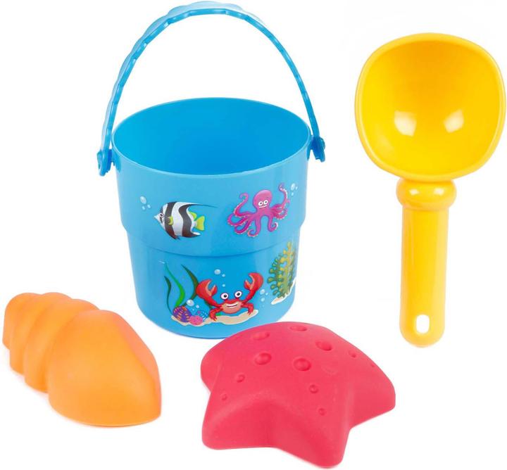 Immagine prodotto Toi-Toys Play Out Mini Beach Set Schaufel und Formen, 4-tlg.