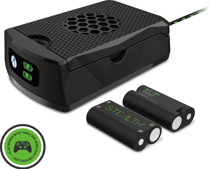 Actual product image Stealth Twin Rechargeable Battery Packs (Xbox Series X, Xbox One X, Xbox One S, Xbox Series S)