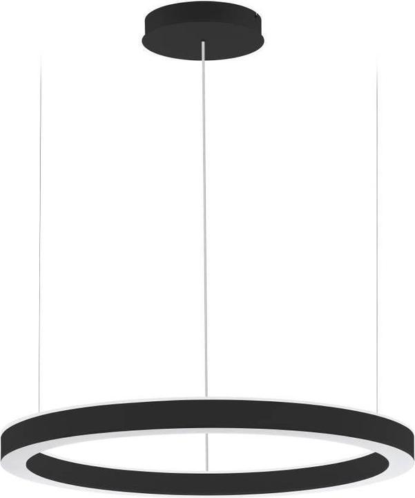 Actual product image EGLO 64247 PASTRENGO 1 LED pendant light 2x60W Ø900mm Black White Neutral white Dimmable