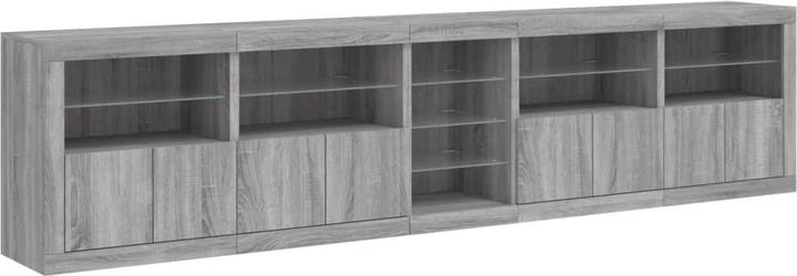 Image du produit vidaXL Sideboard avec éclairage LED (283 x 37 x 67 cm)
